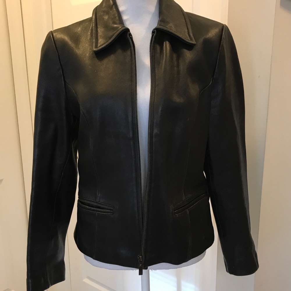 Katina Couture Soft Leather Coat